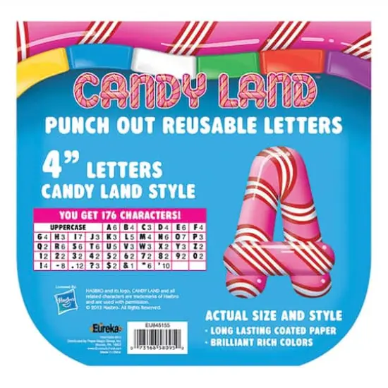 Candy Land&trade; Pepper Stripes Deco Letters {1}