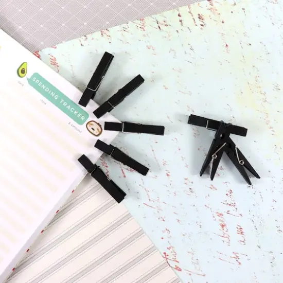 Black Medium Clothespins By Recollections&trade; {4}