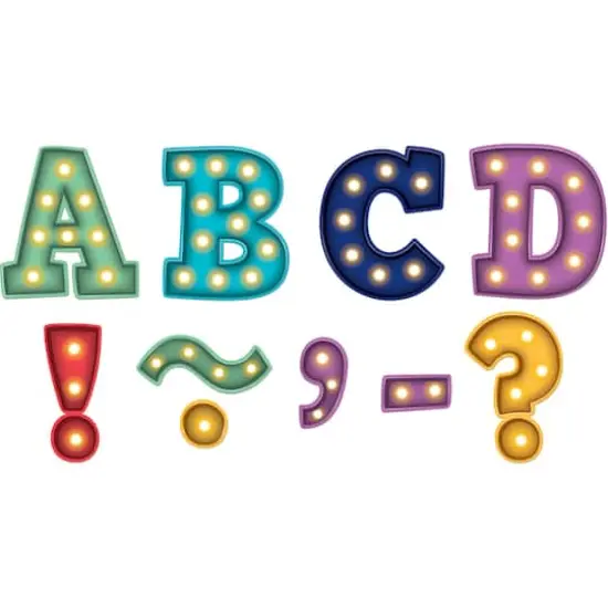 Teacher Created Resources Marquee Bold Block 3" Magnetic Letters {1}