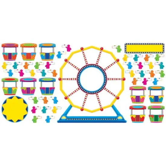 Ferris Wheel Job Chart Plus Bulletin Board Set {4}