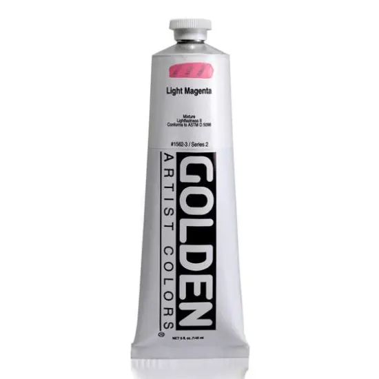 Golden&reg; Heavy Body Acrylic Paint, 5oz. 1562 Light Magenta {1}