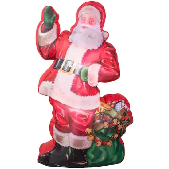 7ft. Airblown® Inflatable Christmas Photorealistic Santa Claus with Gift Sack {1}