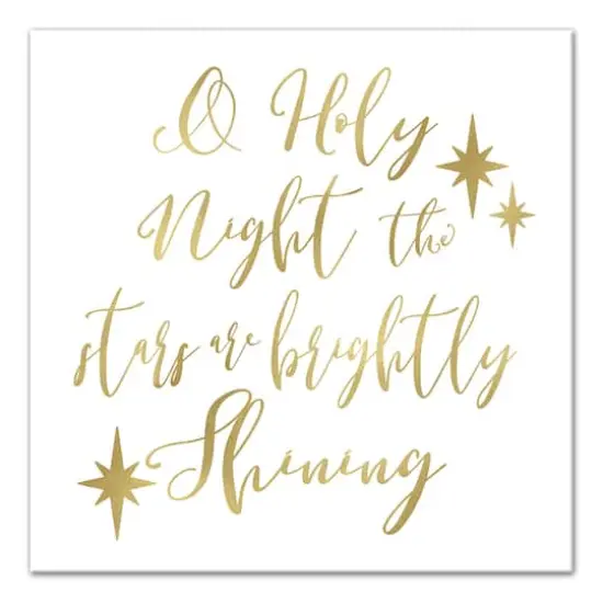 Oh Holy Night Canvas Wall Art {1}