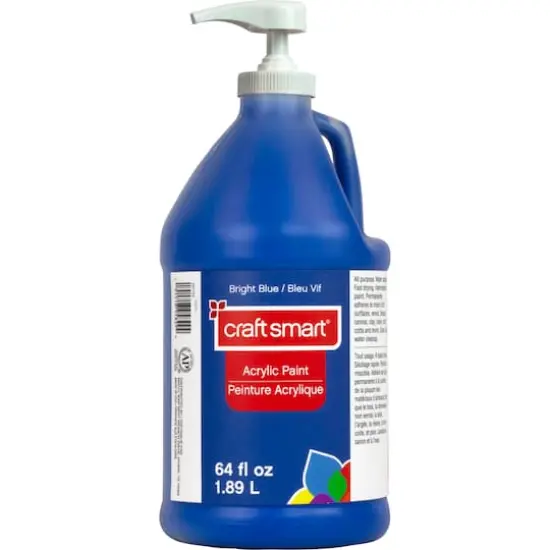 64oz. Acrylic Paint by Craft Smart&reg; Bright Blue {1}