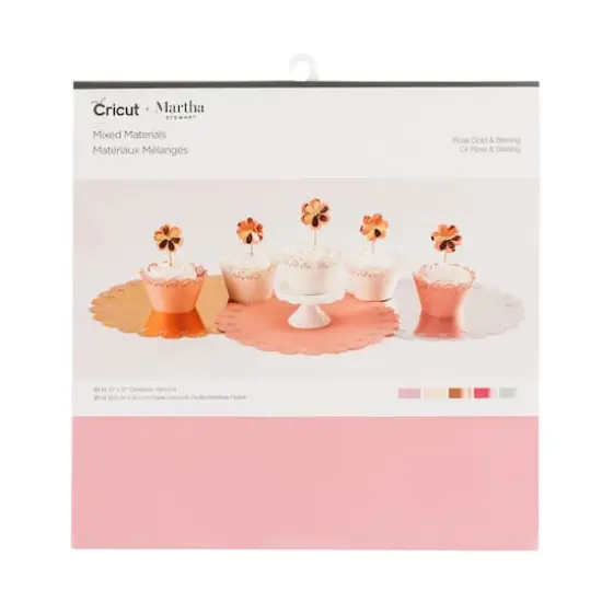 Cricut&reg; Martha Stewart Rose Gold & Sterling Mixed Materials {1}