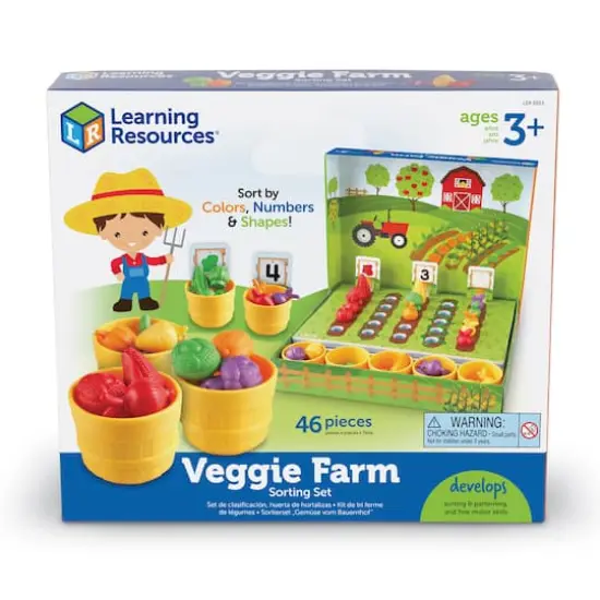 Learning Resources&reg; Veggie Farm Sorting Set {3}