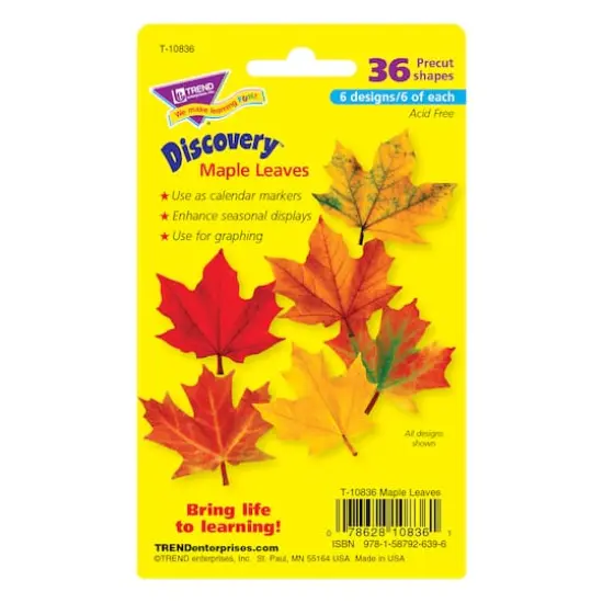 Trend Enterprises® Maple Leaves Mini Accents Variety Pack, 6 Pack {4}