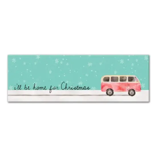 I'll Be Home for Christmas Canvas Wall Art {1}