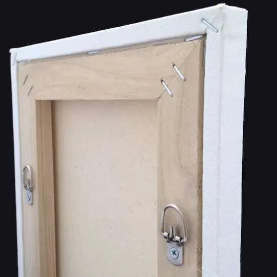 Canvas Flat Mount Wire D-Ring Hanger Kit, 25lb. {3}