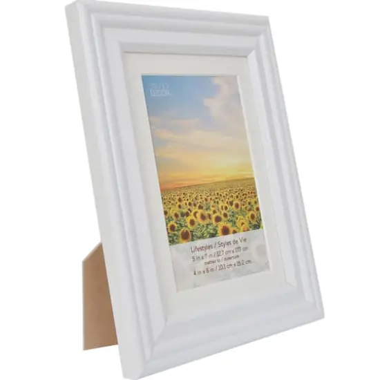 5 Pack Lifestyles 4" x 6" White Frame with Mat by Studio D&eacute;cor&reg; {4}