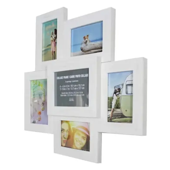 6 Opening White Collage Frame by Studio D&eacute;cor&reg; {3}