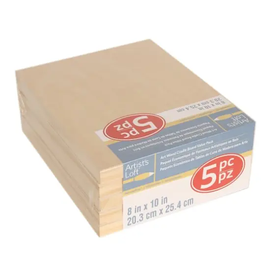 Cradled Wood Painting Panel Pack by Artist's Loft&trade; Necessities&trade; {4}