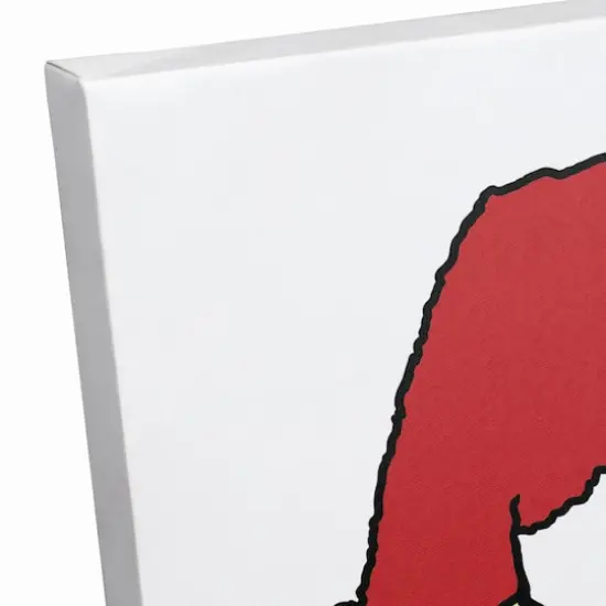 Joyeux Noel Puppy Canvas Wall Art {3}