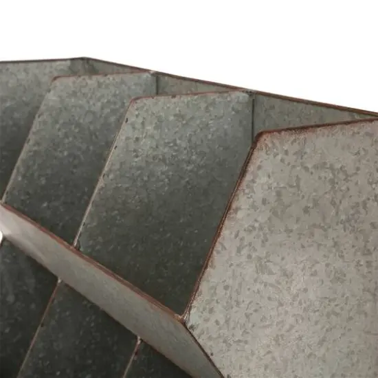 Glitzhome&reg; Galvanized Storage Standing Shelf {4}