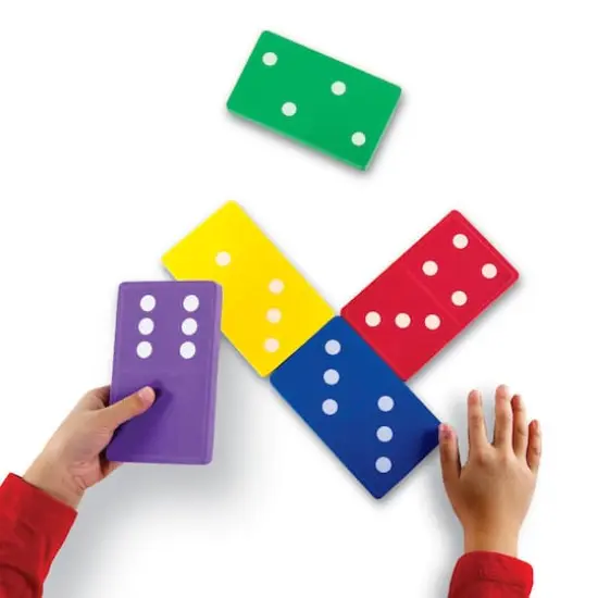 Learning Resources&reg; Jumbo Foam Dominoes Set {3}