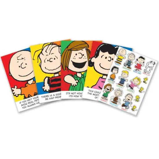 Peanuts&reg; Characters & Motivational Phrases Bulletin Board Set {1}