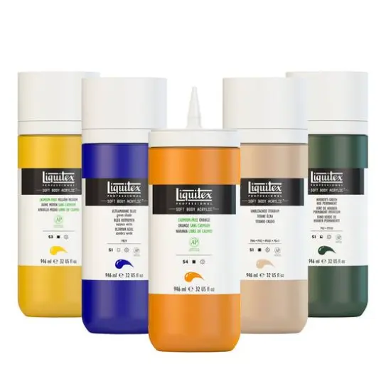 Liquitex&reg; Professional Soft Body Acrylic&trade; Paint Bottle, 32oz.Unbleached Titanium {2}