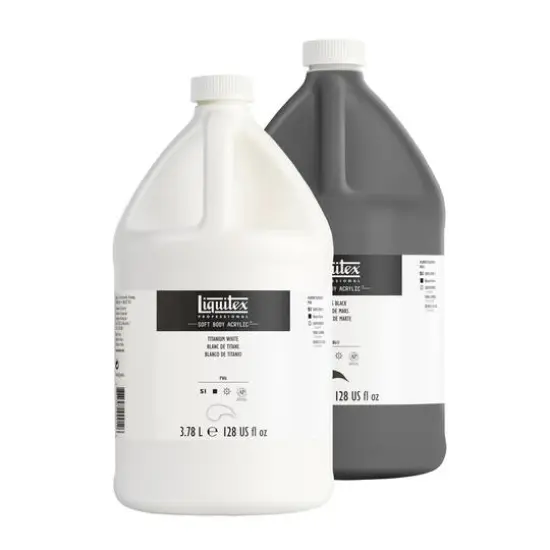 Liquitex&reg; Professional Soft Body Acrylic Bottle, 128oz. Mars Black {2}