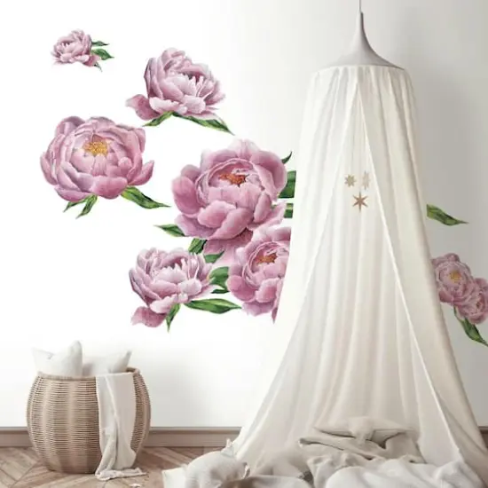 RoomMates Large Peony Peel & Stick Giant Wall Decals {3}