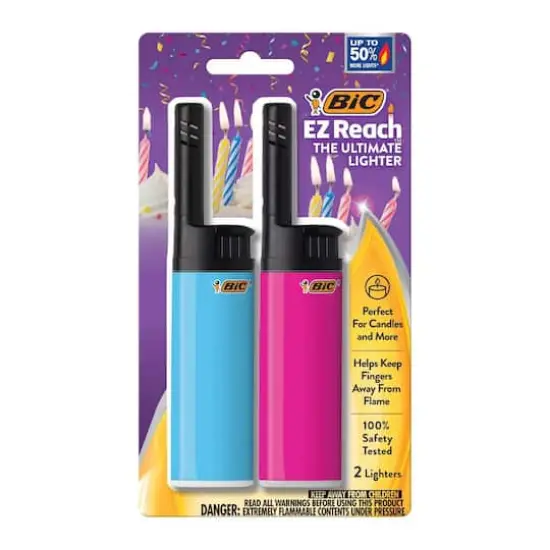 Assorted BIC&reg; EZ Reach Lighters, 2ct. {1}