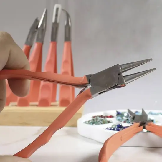 The Beadsmith&reg; Satin Touch&trade; Coral 6 Piece Tool Set {3}