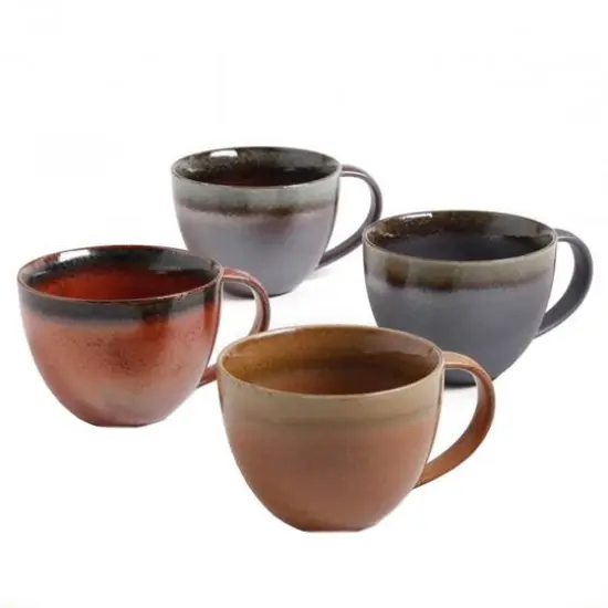 Gibson Home&reg; Bergamo 18oz. Assorted Mug Set {1}