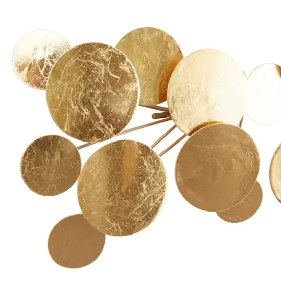 CosmoLiving by Cosmopolitan Gold Metal Contemporary Wall Decor, 31" x 61" x 2" {4}