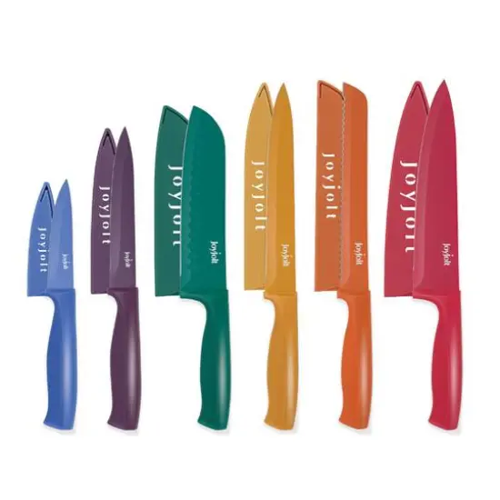 JoyJolt&reg; Multicolored Multipurpose Kitchen Knife Set {1}