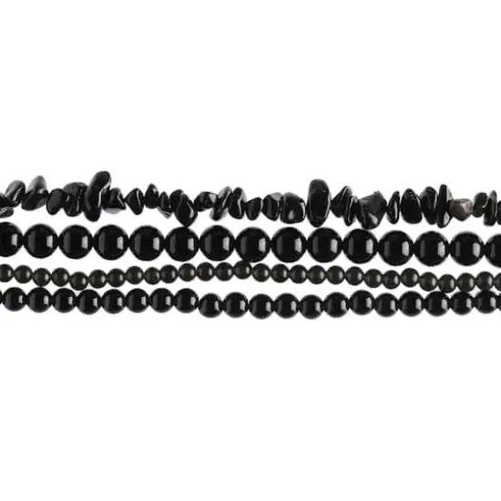 Black Obsidian Beads Value Pack by Bead Landing&trade; {3}