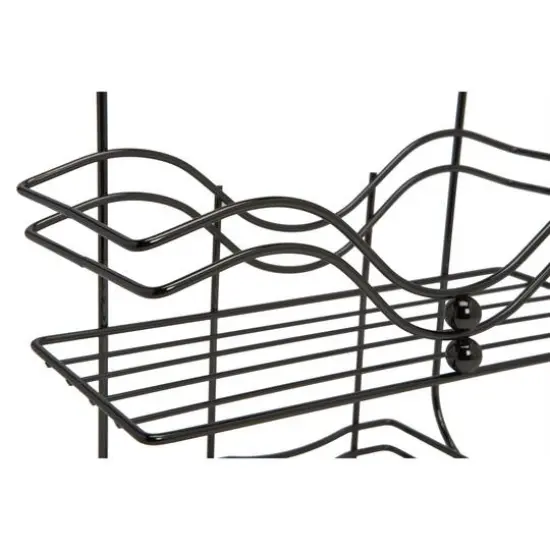 Bath Bliss Ocean Design Black Onyx Shower Caddy {7}