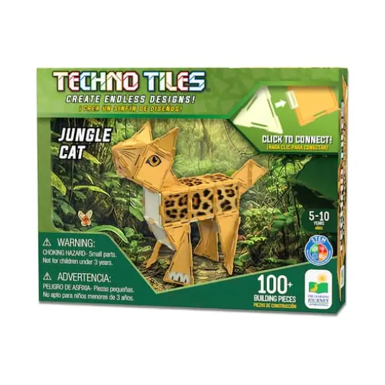 Techno Tiles - Jungle Cat: 100+ Pcs {1}