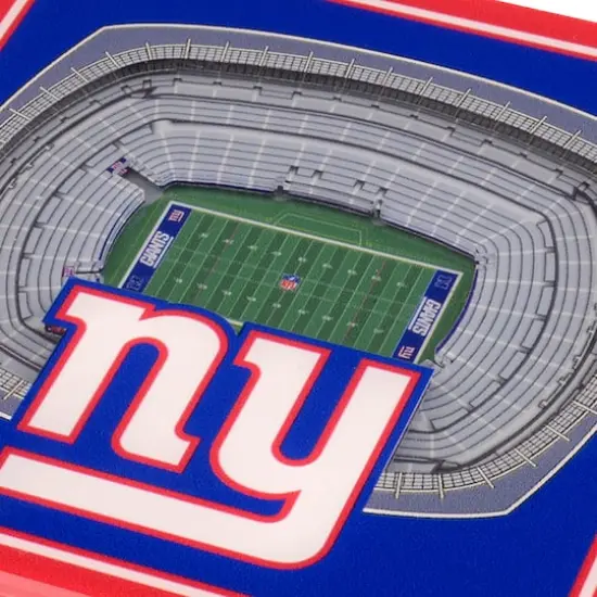 3D StadiumView Coasters New York Giants {5}