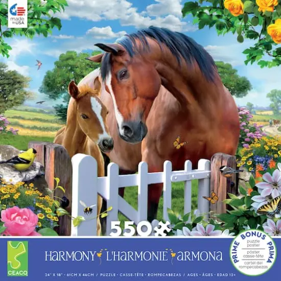 Assorted Animals 550-Piece Jigsaw Puzzle {11}