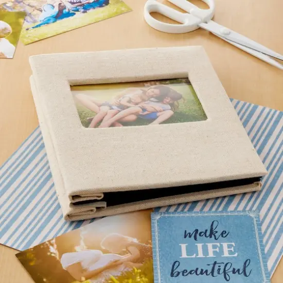 Oat 2-Up Photo Album by Recollections&trade;, 8" x 9" {3}