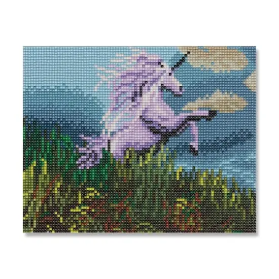 Purple Unicorn Diamond Art Kit by Make Market&reg; {1}