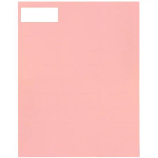 JAM Paper Circular Seal & Rectangular Mailing Address Label Combo Set Baby Pink {5}