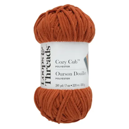 Cozy Cub&trade; Yarn by Loops & Threads&reg; Orange {1}