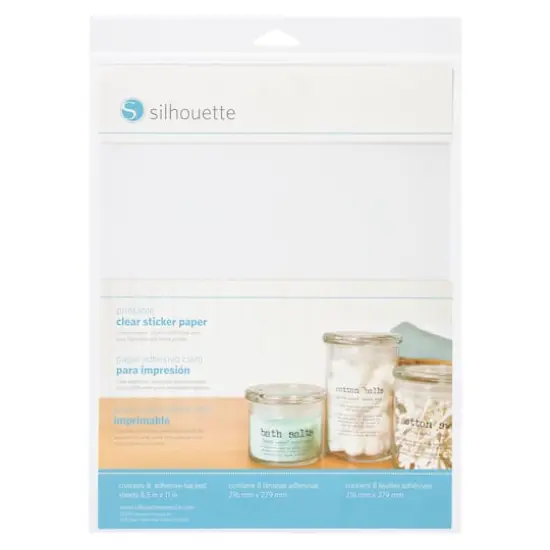 Silhouette&reg; Printable Clear Sticker Paper {1}