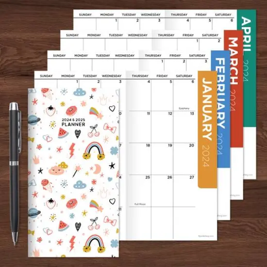 2024-2025 Tiny Icons Monthly Pocket Planner {5}