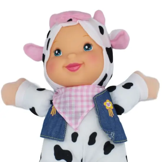 Goldberger Baby's First&reg; Singing Farm Friends&trade; Bilingual Baby Doll with Cow Outfit {3}