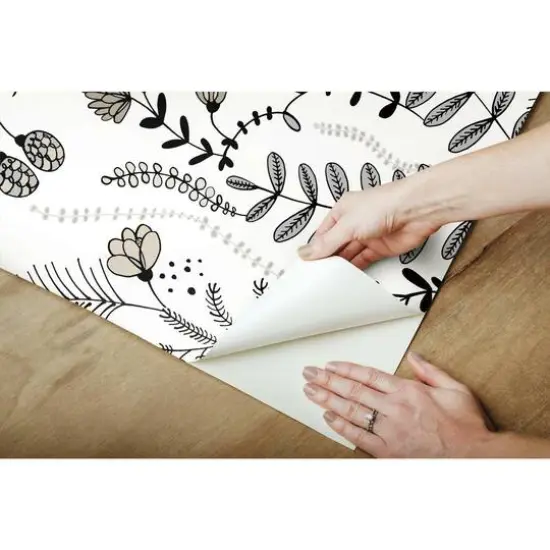 RoomMates Verso Peel & Stick Wallpaper Gray/Taupe {9}