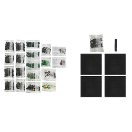 10" x 10" Toucan Pixelated Brick Art Kit by Make Market&reg; {3}