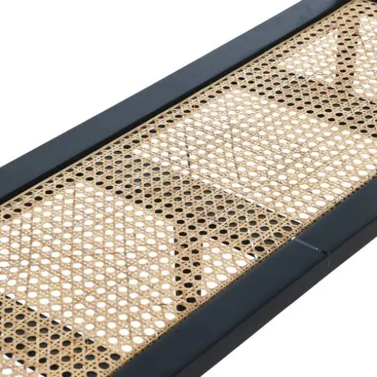 Hello Honey&reg; 4ft. Maxwelton Solid Wood Console Table Black {8}