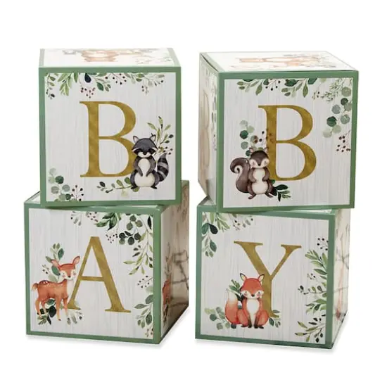 Kate Aspen&reg; Woodland Baby Block Box Set {1}