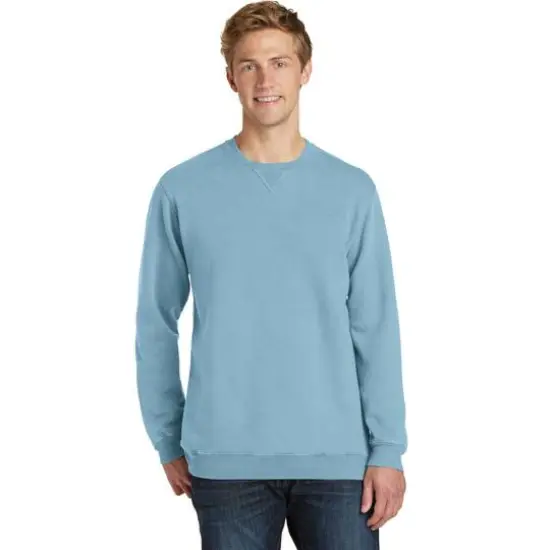 Port & Company&reg; Beach Wash&reg; Garment-Dyed Sweatshirt Mist {4}