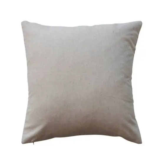 Hello Honey&reg; 18" x 18" Natural & Gold Cotton Printed Pillow with Skeleton Head & Foil {5}