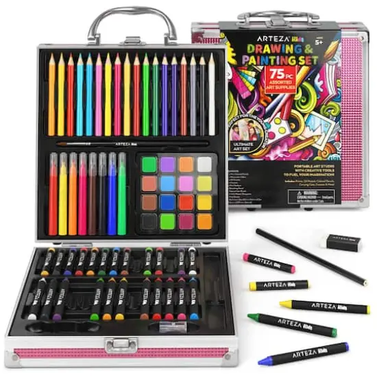 Arteza&reg; Kids Ultimate Drawing Kits, Small, Pink {1}
