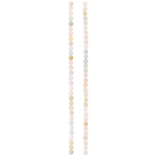 Morganite Round Beads, 4mm by Bead Landing&trade; {4}