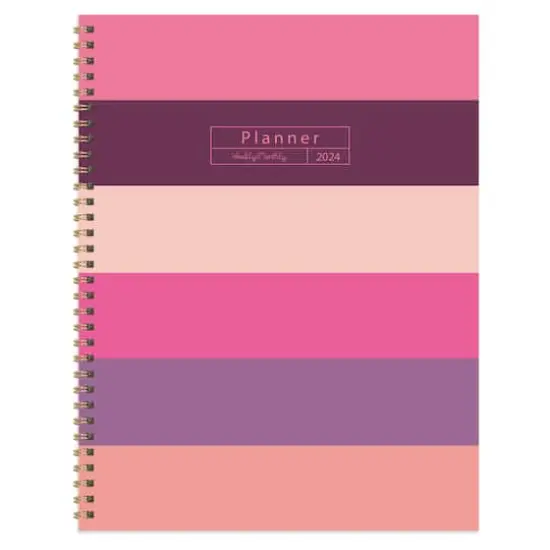 TF Publishing 2024 Pink Plum Blush & Petal Large Planner {1}