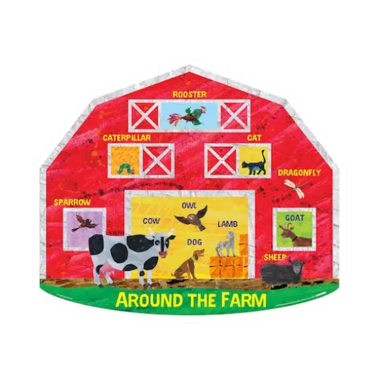 The World of Eric Carle Around the Farm 26 Pieces 2-Sided Floor Puzzle {3}